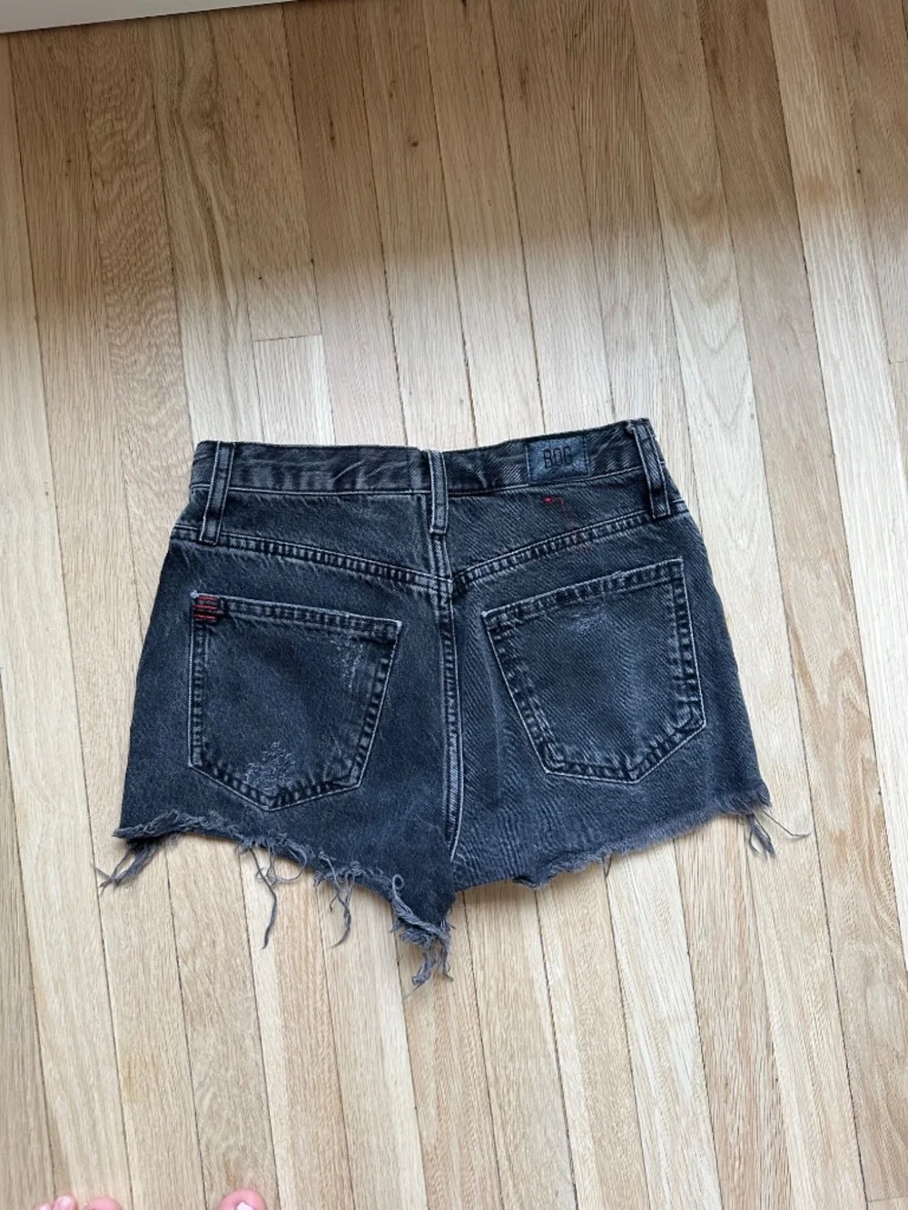 Urban Outfitters Bdg gray washed black denim shorts